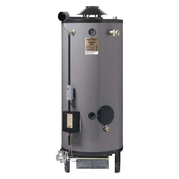 Liquid Propane Commercial Gas Water Heater, 91 Gal., 120V AC