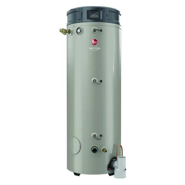 Liquid Propane Commercial Gas Water Heater, 100 Gal., 120V AC
