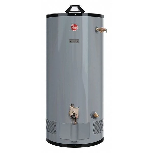 Natural Gas Commercial Gas Water Heater, 48 Gal., 120 VAC, 60,000 BtuH